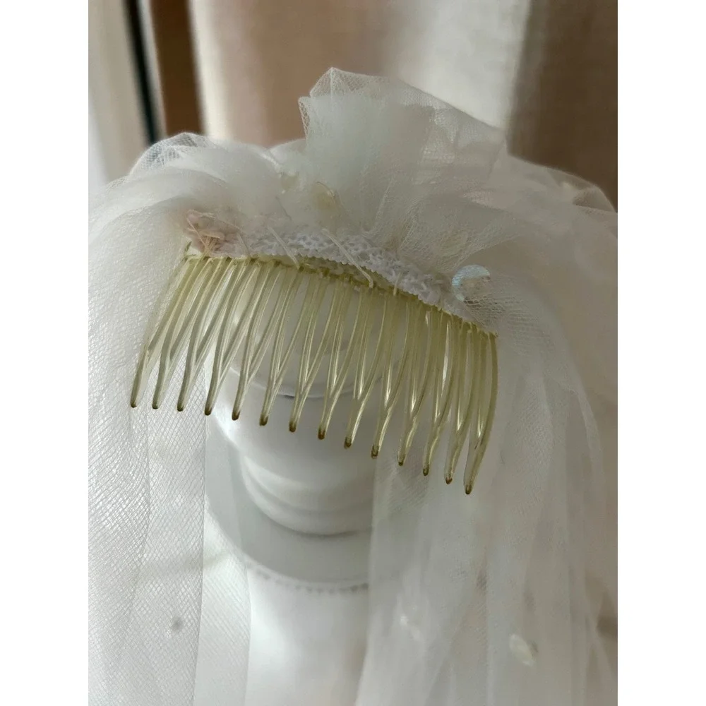 Vintage Cathedral Pearl Veil 131